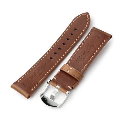 panerai watch band shell cordovan|Bourbon Horween Genuine Shell Cordovan Watch Panerai Strap .